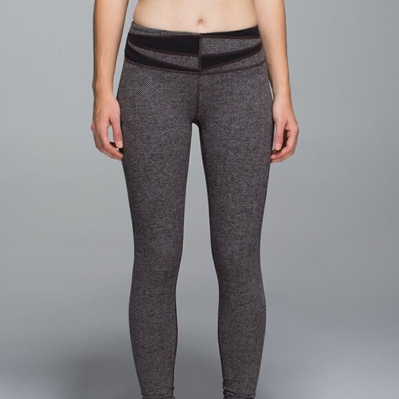 Lululemon Wunder Under Pant Giant Herringbone 26" Inseam Size 8 - Picture 1 of 8